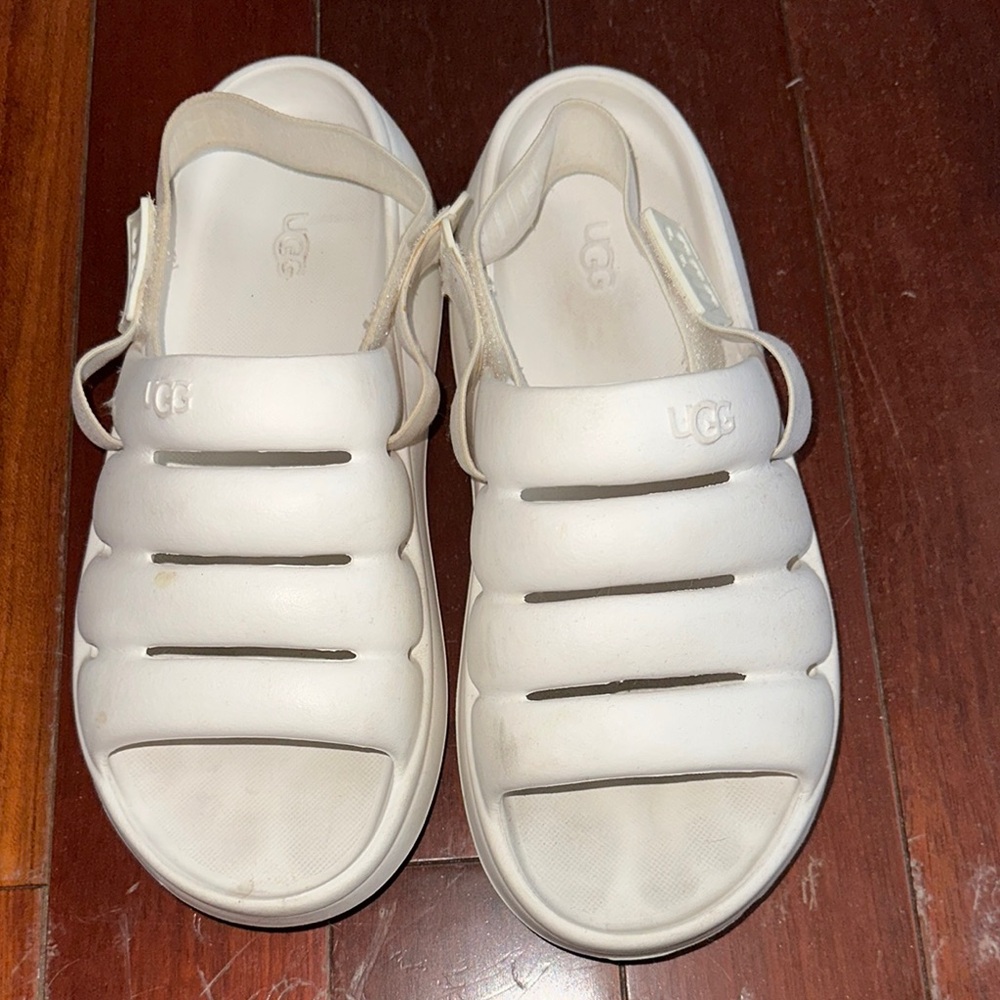 UGG Kids Cream Sandals